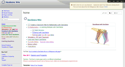 Desktop Screenshot of geogebrawiki.wikispaces.com
