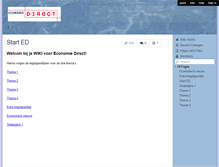 Tablet Screenshot of economie-direct.wikispaces.com