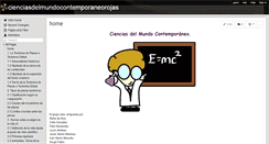 Desktop Screenshot of cienciasdelmundocontemporaneorojas.wikispaces.com