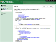 Tablet Screenshot of itl-wcresa.wikispaces.com