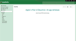 Desktop Screenshot of ipadedu.wikispaces.com