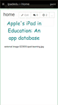 Mobile Screenshot of ipadedu.wikispaces.com