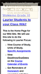 Mobile Screenshot of bci-grade10laurierprogram.wikispaces.com