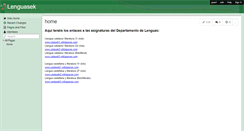Desktop Screenshot of lenguasek.wikispaces.com