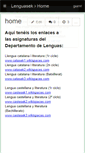 Mobile Screenshot of lenguasek.wikispaces.com
