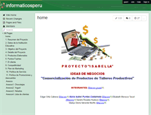 Tablet Screenshot of informaticosperu.wikispaces.com