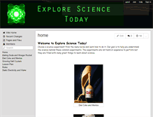 Tablet Screenshot of exploresciencetoday.wikispaces.com