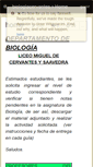 Mobile Screenshot of biologiacervantes.wikispaces.com