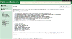 Desktop Screenshot of antecedentes2guerra.wikispaces.com