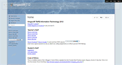Desktop Screenshot of kingscliffit12.wikispaces.com