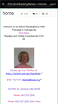 Mobile Screenshot of esu6-readingnews.wikispaces.com