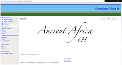 Desktop Screenshot of ancientafricah.wikispaces.com