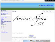 Tablet Screenshot of ancientafricah.wikispaces.com