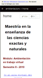 Mobile Screenshot of ambientacionv.wikispaces.com