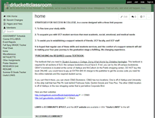 Tablet Screenshot of drluckettclassroom.wikispaces.com