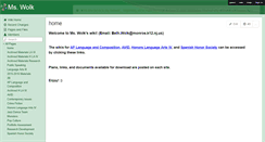 Desktop Screenshot of bwolk.wikispaces.com