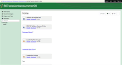 Desktop Screenshot of 567sessiontwosummer09.wikispaces.com