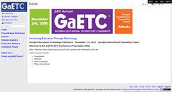 Desktop Screenshot of gaetc2011.wikispaces.com