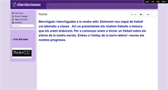 Desktop Screenshot of diarideclasse.wikispaces.com