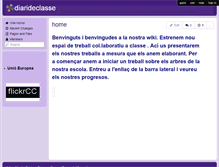 Tablet Screenshot of diarideclasse.wikispaces.com