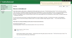 Desktop Screenshot of gothicbeloved.wikispaces.com
