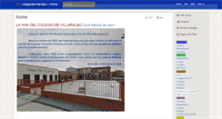 Desktop Screenshot of colegiodevillaralbo.wikispaces.com