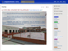 Tablet Screenshot of colegiodevillaralbo.wikispaces.com