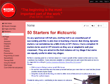 Tablet Screenshot of ictstarters.wikispaces.com