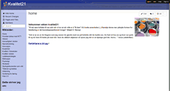 Desktop Screenshot of kvalitet21.wikispaces.com