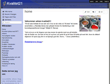 Tablet Screenshot of kvalitet21.wikispaces.com