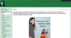 Desktop Screenshot of andrewlee.wikispaces.com