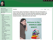 Tablet Screenshot of andrewlee.wikispaces.com