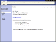 Tablet Screenshot of carrollmustangmath.wikispaces.com