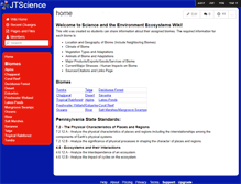 Tablet Screenshot of jtscience.wikispaces.com