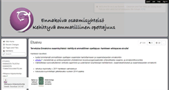 Desktop Screenshot of ennakoivaosaamisyhteiso.wikispaces.com
