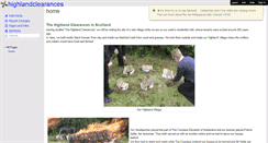 Desktop Screenshot of highlandclearances.wikispaces.com