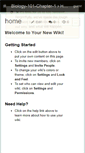 Mobile Screenshot of biology-101-chapter-1.wikispaces.com