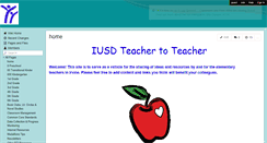Desktop Screenshot of irvineteacherideasharing.wikispaces.com