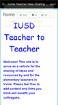 Mobile Screenshot of irvineteacherideasharing.wikispaces.com