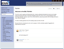 Tablet Screenshot of esu6tig.wikispaces.com
