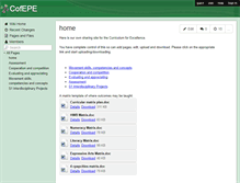 Tablet Screenshot of cofepe.wikispaces.com