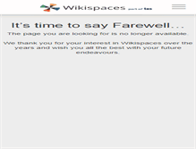 Tablet Screenshot of breitzke.wikispaces.com