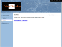 Tablet Screenshot of hirugarrensektorea.wikispaces.com