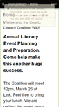 Mobile Screenshot of cowlitzliteracy.wikispaces.com