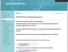 Tablet Screenshot of castleschoolbiology.wikispaces.com