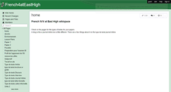 Desktop Screenshot of french4ateasthigh.wikispaces.com