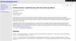 Desktop Screenshot of filosofiadelderecho.wikispaces.com