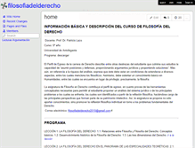 Tablet Screenshot of filosofiadelderecho.wikispaces.com