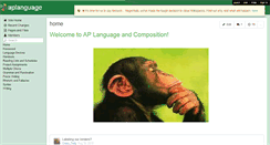 Desktop Screenshot of aplanguage.wikispaces.com