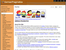 Tablet Screenshot of germanpragmatics.wikispaces.com